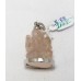 Ganesha Ganesh Charm Pendant Sterling Silver 925 Natural Moonstone Gem Stone Women Men Unisex Handmade Gift E535 